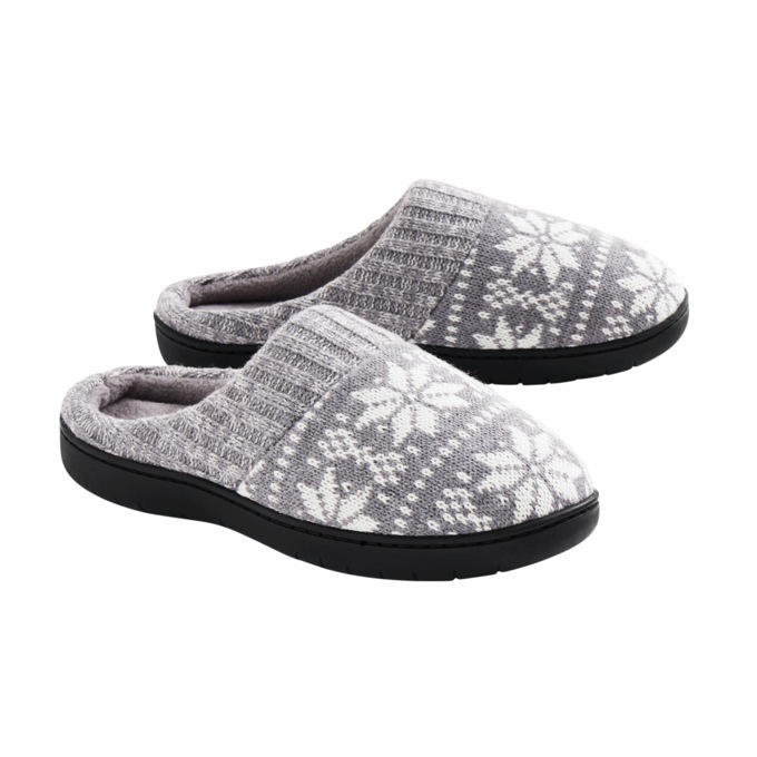 Crystal Festive Knit Slipper for Women, , large