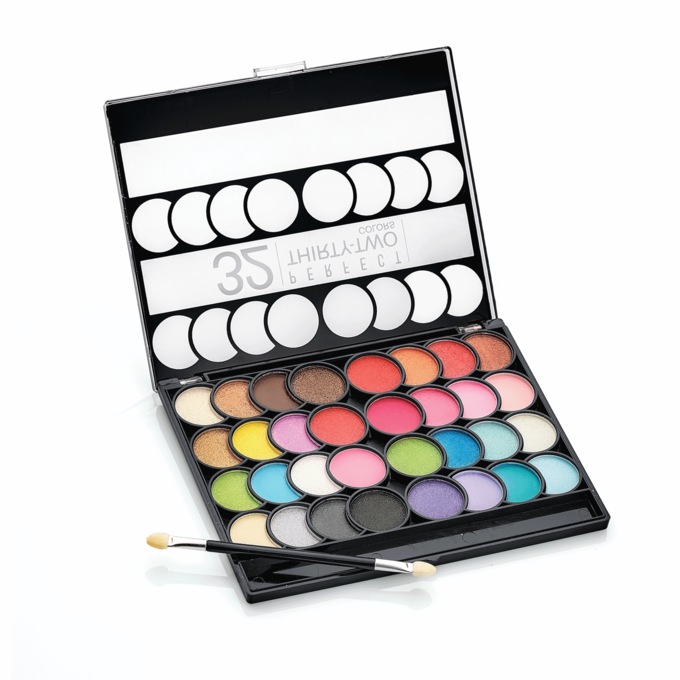 32-Color Eyeshadow Palette, , large