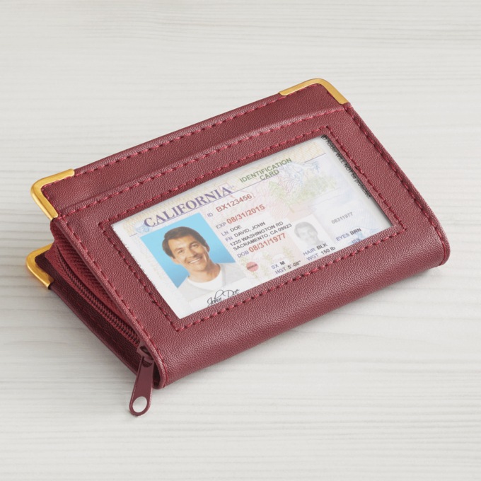 Zip-Around Card Holder, , large