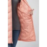 Hooded Chevron Quilted Coat, Rose, large