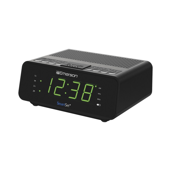 Emerson Smartset Clock Radio, , large