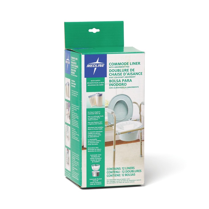 Medline Commode Liners, , large