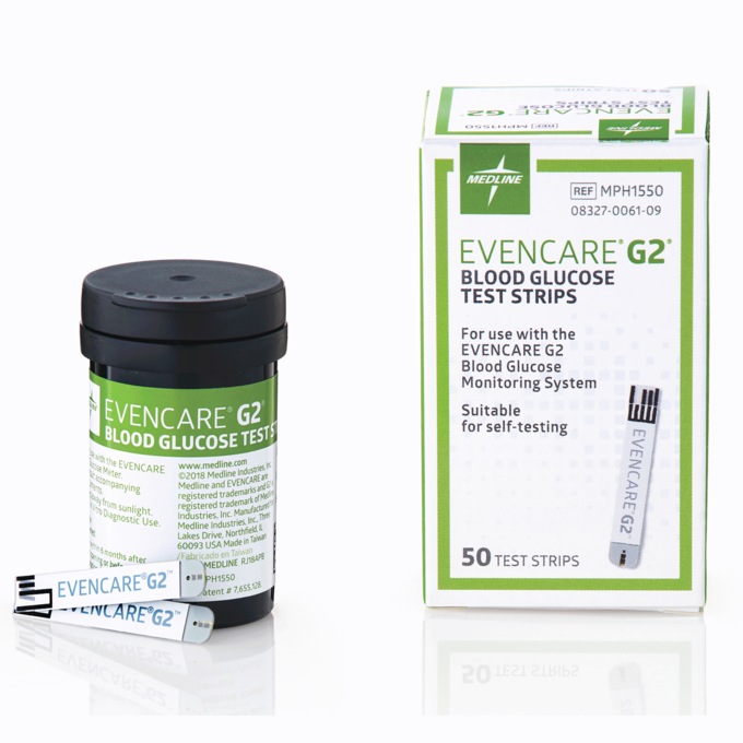 50-Count Glucose Test Strips, , large