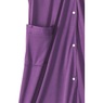 Short-Sleeve Snap-Front Duster - Solid, Purple, large