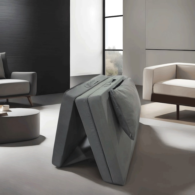 Trifold Mattress with Pillow, , large