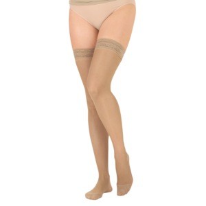 Graduated Compression Thigh-High - Moderate Support, , large