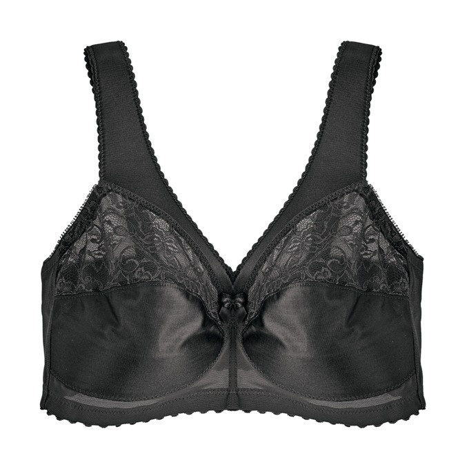 Glamorise&reg; MagicLift&reg; Full Figure Support Bra with a Wire-Free Design, Black, large