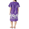 Border Print Patio Dress, Violet, large