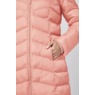 Hooded Chevron Quilted Coat, Rose, large