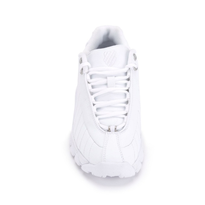 K-Swiss Women's ST329 Cross Training Shoe, White Silver, large