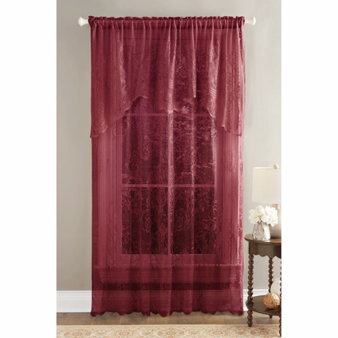 Lace Panel With Valance, , large