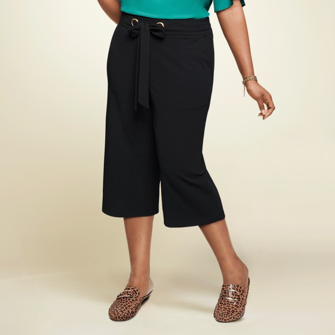 Melissa Wide Leg Capri, , large