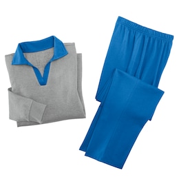 Color-Blocked Fleece Set, , large