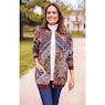 Snap-Front Cotton-Blend Women's Cardigan, , large