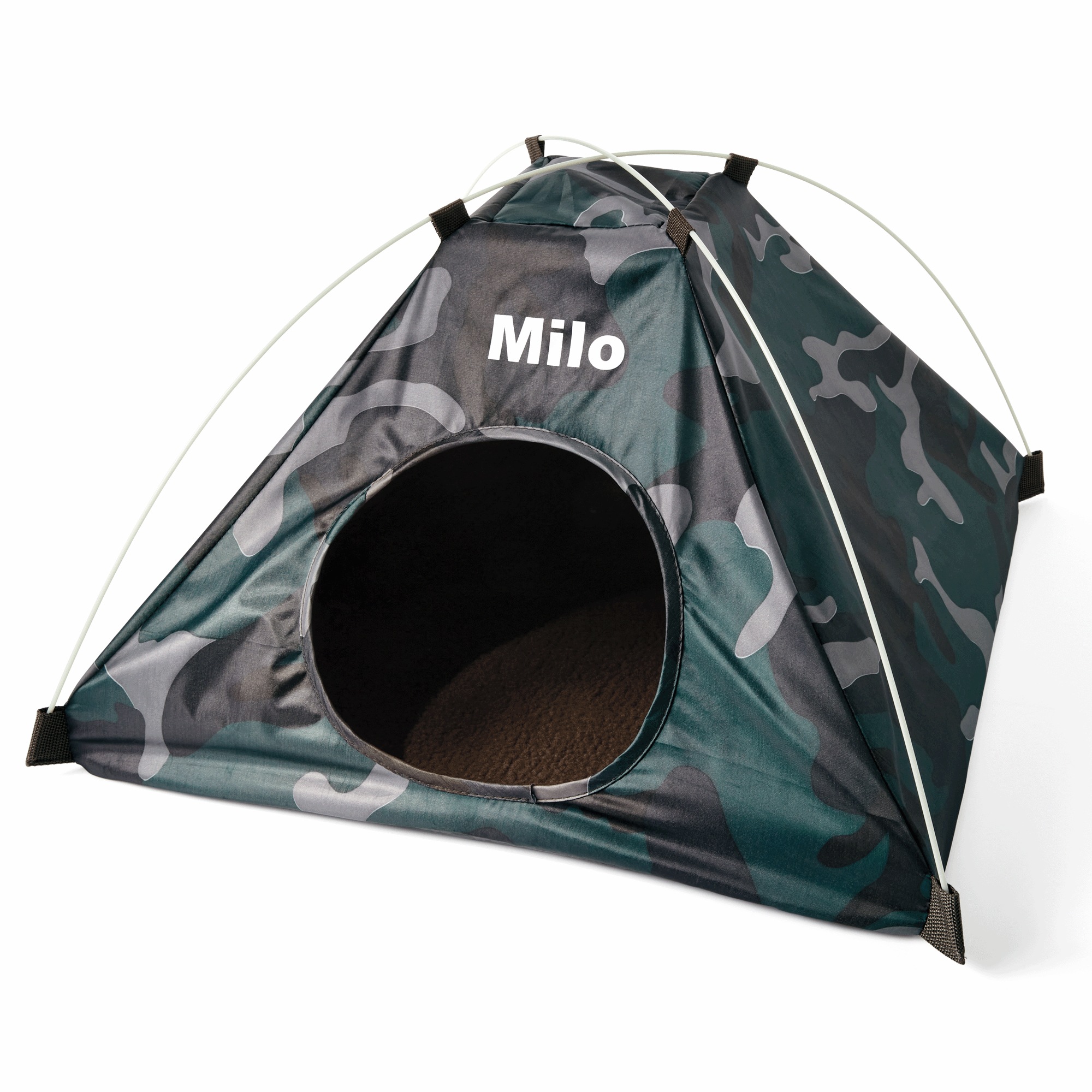 Cozy Camo Cat Tent, , large