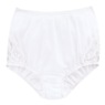 Vanity Fair&reg; 3-Pack Women's Full-Coverage  Briefs with Elegant Lace Details
, White, large