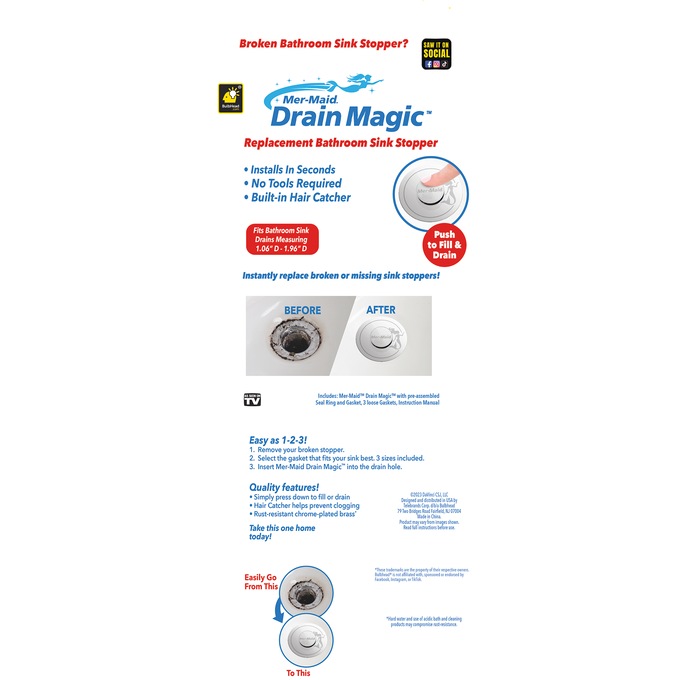 Mer-Maid Drain Magic, , large