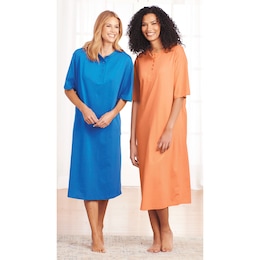 2-Pack Comfort Henley Nightshirt, , large