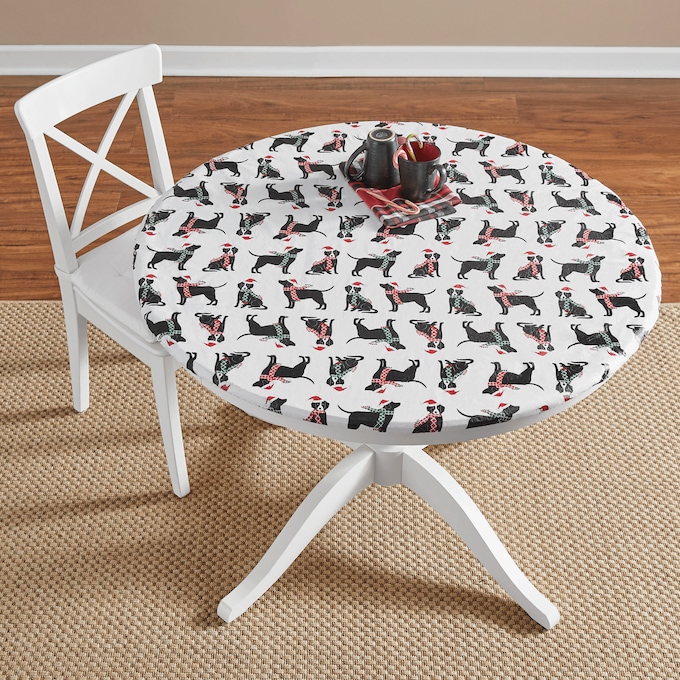 Indoor/Outdoor Fitted Tablecloths, , large