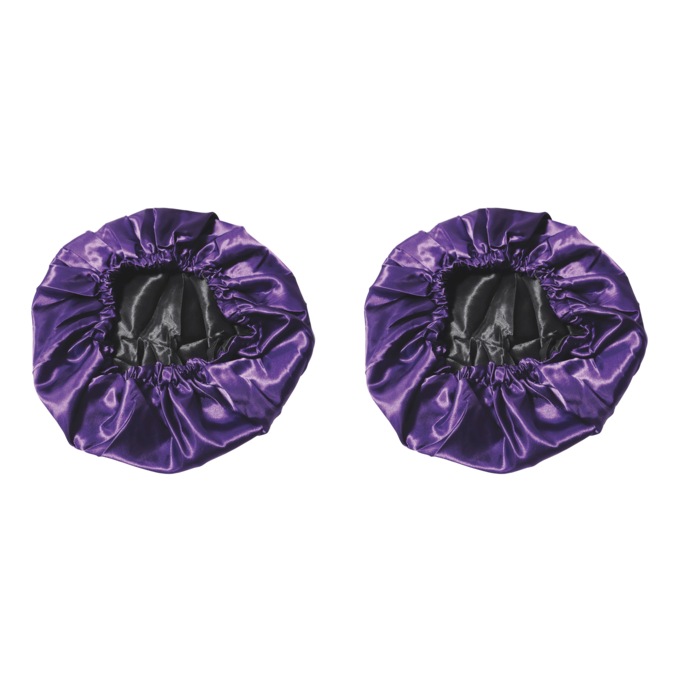 2-Pack Satin Sleep Caps, , large