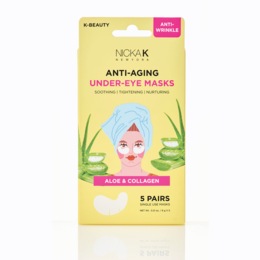 Nicka K New York Aloe &amp; Collagen Anti-Aging Under Eye Masks, , large