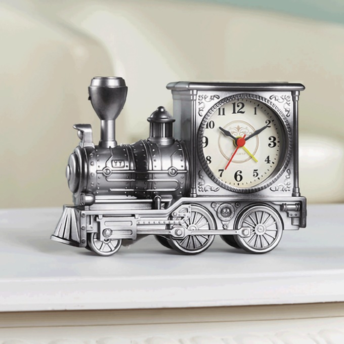 Tabletop Train Clock, , large