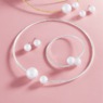 Faux-Pearl Crystal Jewelry Set , , large