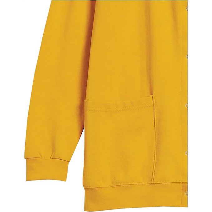 Snap-Front Cardigan, Maize, large