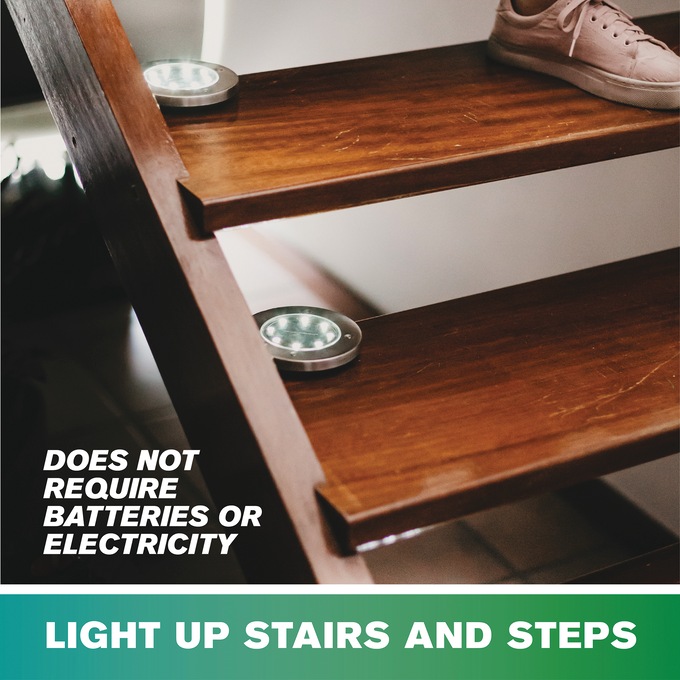 Bell+Howell Disk Lights Deluxe 4-Pack, , large