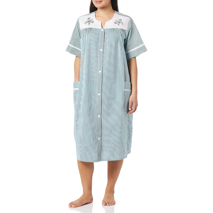 Duster With Embroidered Yoke, , large