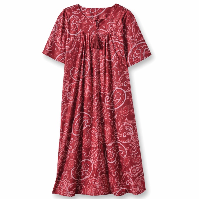 Paisley Tassel Knit Lounger, , large