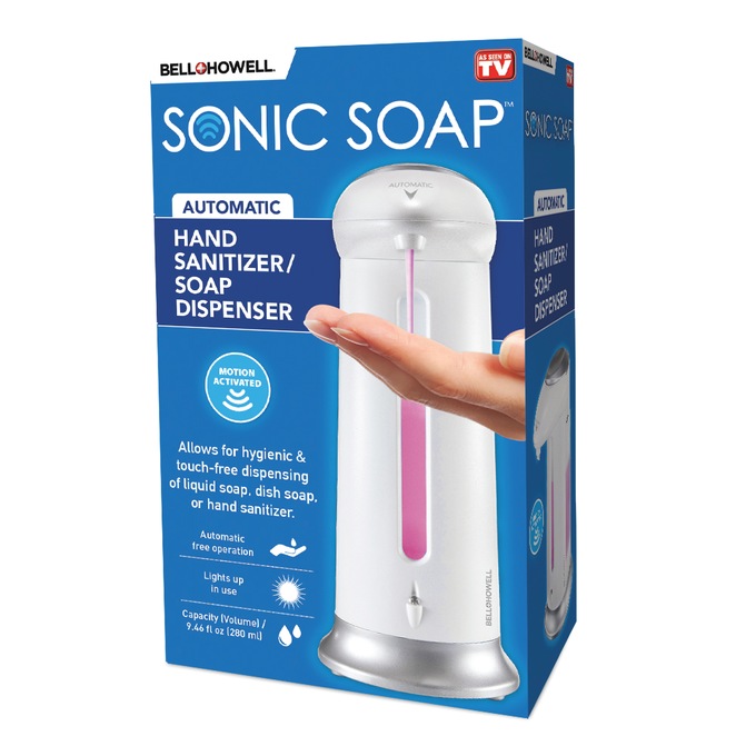 Bell+Howell Sonic Soap Dispenser, , large