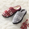 Crystal Festive Knit Slipper for Women, , large