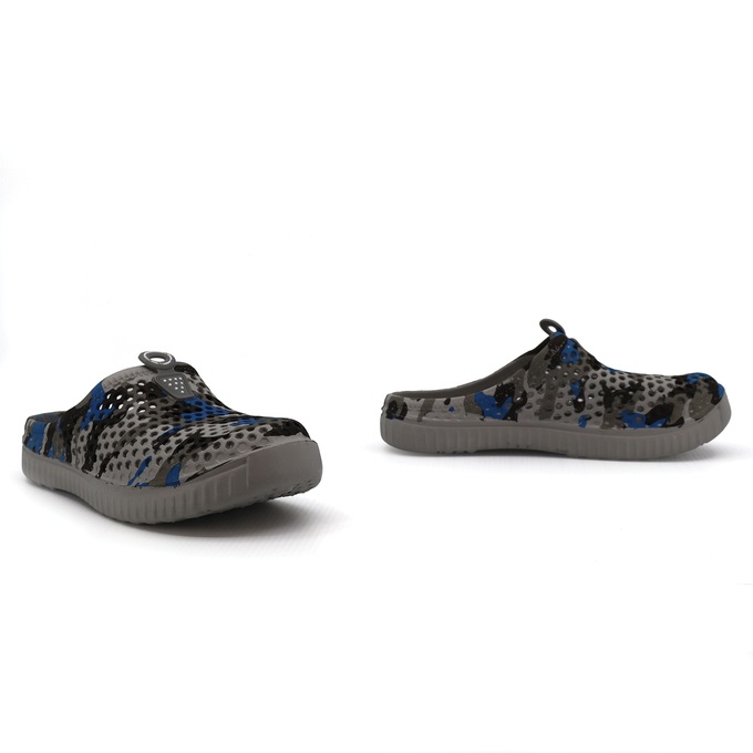 Women's Lightweight Perforated Comfort Clog, Multi Camo, large