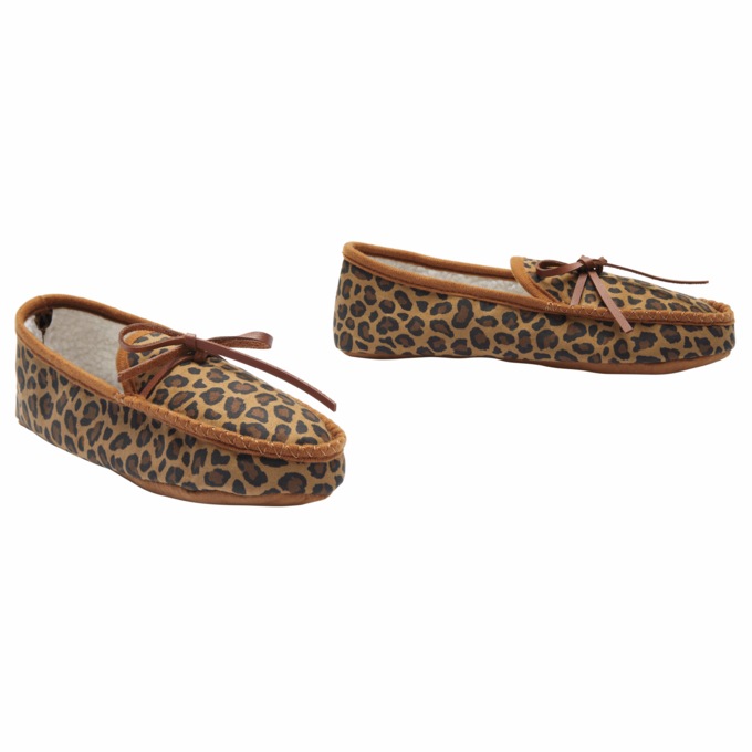 Women's Faux-Leather Moccasin Slipper, , large