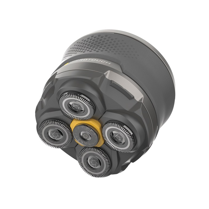 Microtouch Titanium Rechargeable Head Shaver, , large