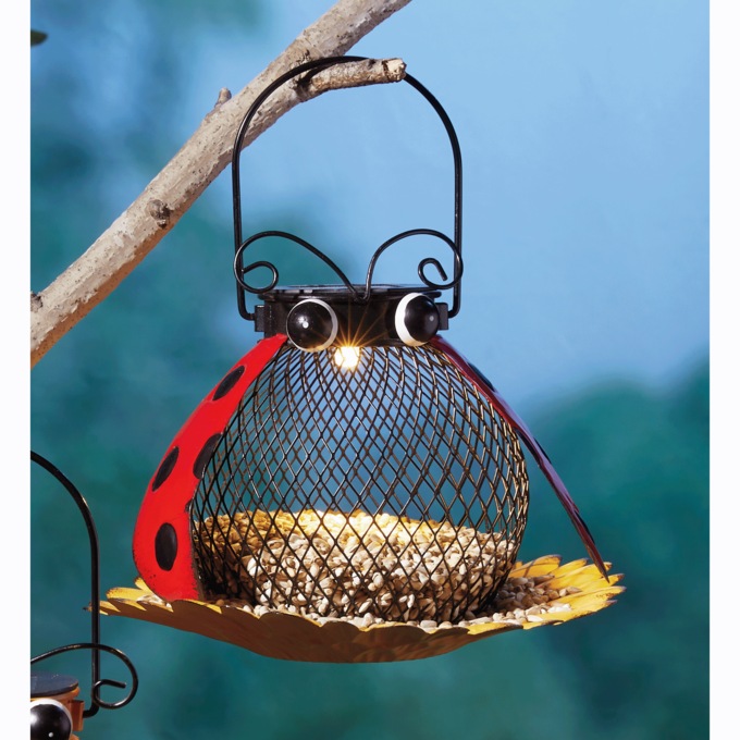 Solar Light Bird Feeder, , large