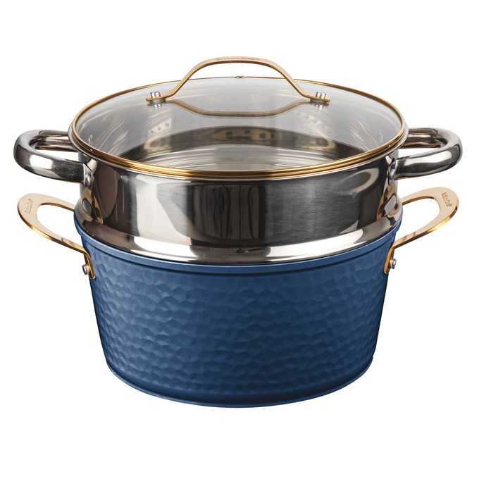 Gotham Steel Hammered Ceramic 10-piece Cookware Set, , large