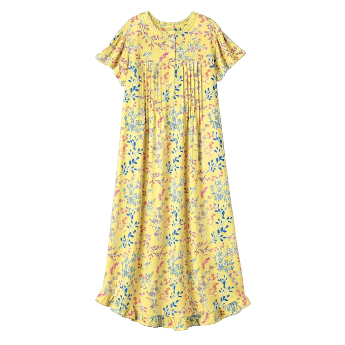 Knit Gown With Embroidery, , large