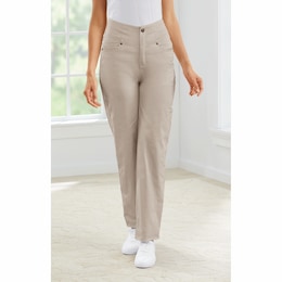 Denim V-Yoke Jean, , large