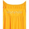 Embroidered Solid Waltz Lounger, Mango, large