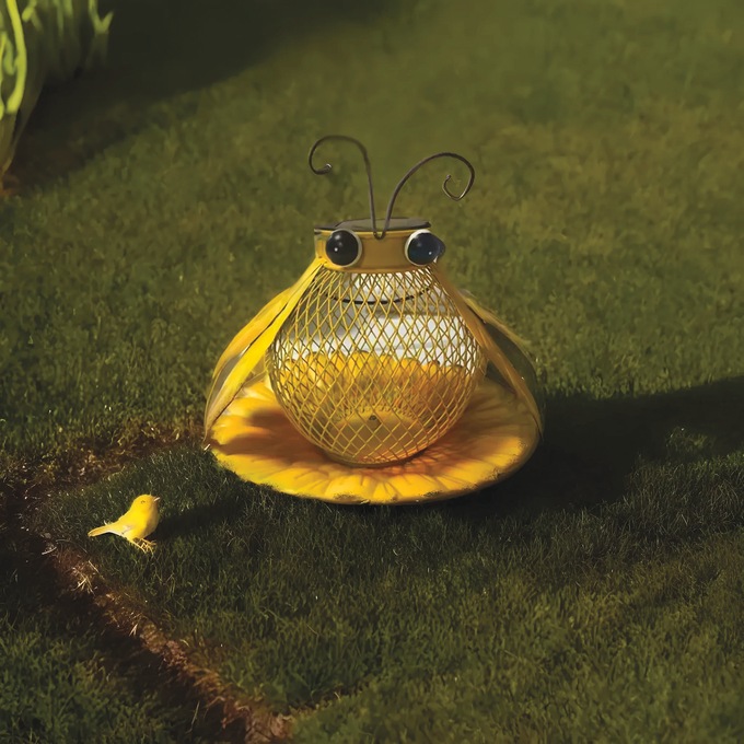 Solar Light Bird Feeder, , large