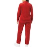 Velour Pant Set with Rhinestones, Red, large