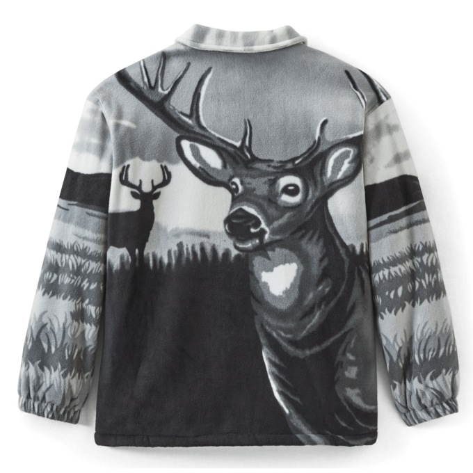 Men's Animal Fleece Jacket, , large