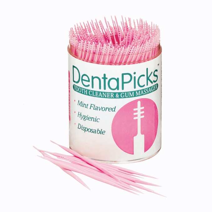 DentaPicks Plastic Toothpicks, , large