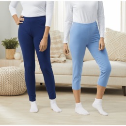 2-Pack Classic &amp; Capri Leggings, , large