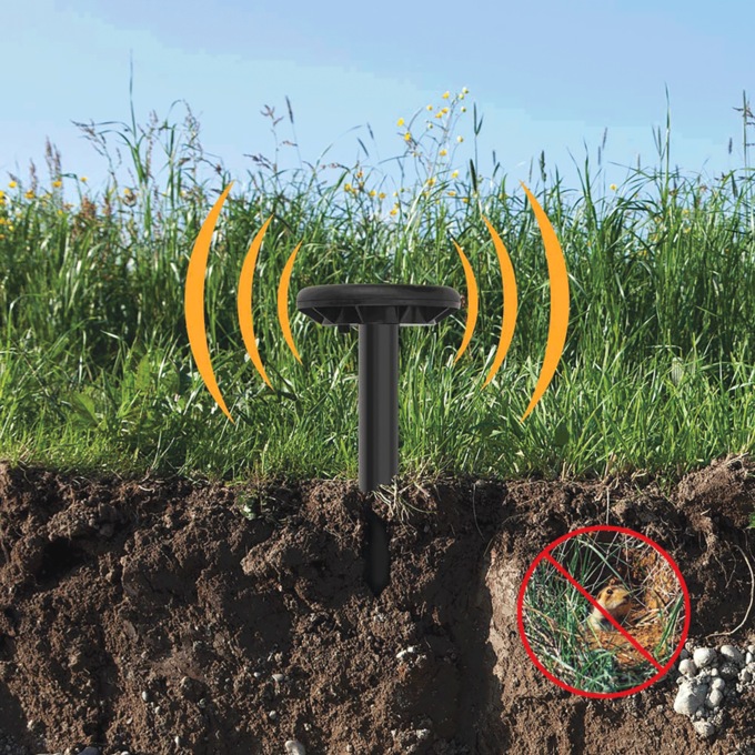 Solar Mole Repeller, , large