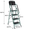 4-Step Safety Ladder with Tool Tote and Non-Slip Steps, , large