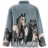 Sherpa Print Jacket, Horses, large