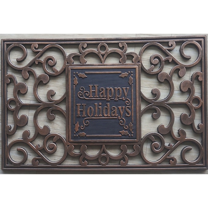 Hide-A-Key Doormat with Interchangeable Inserts, , large